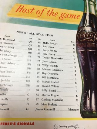 1958 1959 Mississippi High School All Star Game Programs Jackson 6