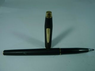 Vintage Cross Century Rollerball Pen Matte Black Body Made Ireland