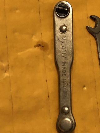 Vintage PROTO Tools,  U.  S.  A. ,  (2) No 3220 - 9/32 X 5/16 inch,  Plus 4 Herbrand, 3
