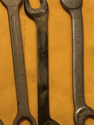 Vintage PROTO Tools,  U.  S.  A. ,  (2) No 3220 - 9/32 X 5/16 inch,  Plus 4 Herbrand, 5