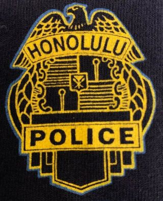 City And County Of Honolulu Hawaii Oahu Police Department Hi T - Shirt L Nypd Lapd