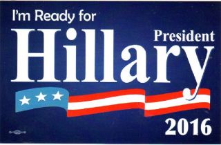 Hillary Clinton For President 2016 Campaign Poster Rally Sign