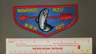 Boy Scout Oa 407 Navando Ikeu Flap 2305ii