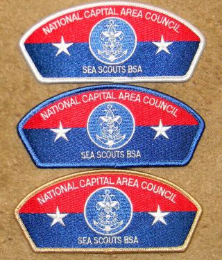 National Capital Area Council 2016 Sea Scout Csp Set Of 3