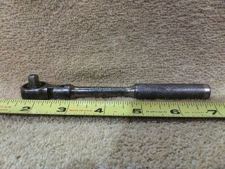Vintage Britain 1/4 " Drive Flex Head Ratchet - Nm 54 - Made In Usa