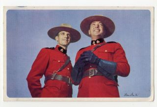 Rcmp Canada Northern Vacationland American Airlines Advertising Postcard