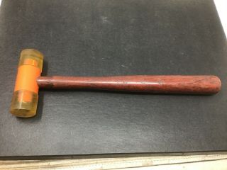Vintage Bonney Ph15 Soft Faced Double Hammer W/ Wood Handle.