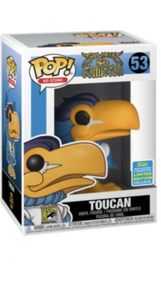 Funko Pop Toucan Sam Exclusive Sdcc 2019 With Shirt 50 Anniversery Confirmed