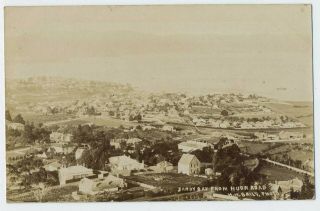 Sandy Bay From Huon Road Zealand Vintage H.  H.  Baily Real Photo Postcard P01
