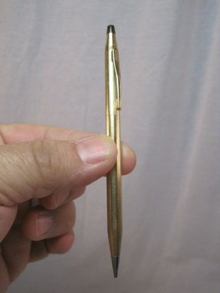 Vintage Cross Classic Century 1/20 12k Gold Filled Mechanical Pencil B0742