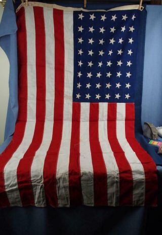 Vintage 3 By 5 Foot 48 Star American United States Flag