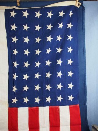 Vintage 3 by 5 Foot 48 Star American United States Flag 2