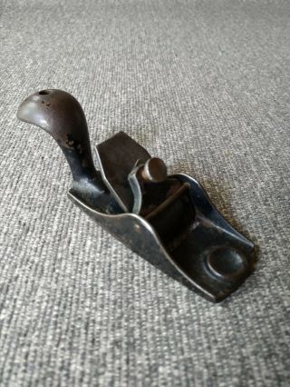 Vintage Small Cast Iron Squirrel Tail Block Plane