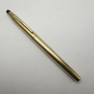 Vtg Cross 10k Gold Filled Rollerball Pen Usa Made