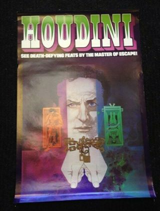 Houdini See Death Defying Feats Poster