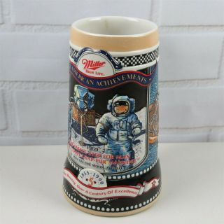 Miller High Life Beer Stein 1st Man On The Moon - Apollo 11 Nasa 1969