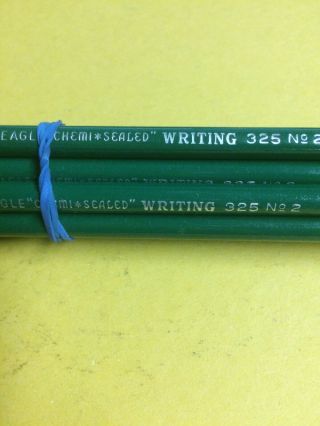 11 Vintage Eagle Pencil Co.  Chemi - 325 Writing No.  2 Pencils
