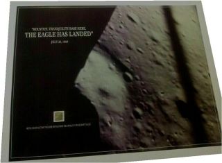 3 X The Eagle Has Landed,  Moon Landing,  Metal Shavings,  July 20,  1969 Apollo 11