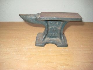 Vintage Small Cast Iron Anvil / L - 219 / 5 1/8” X 1 5/8 " X 2.  5 "