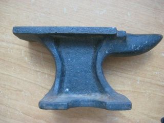 Vintage Small Cast Iron Anvil / L - 219 / 5 1/8” X 1 5/8 