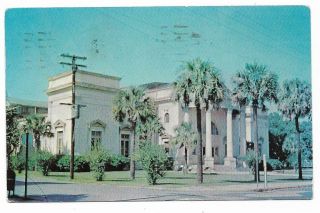 Vintage South Carolina Chrome Postcard Charleston Museum