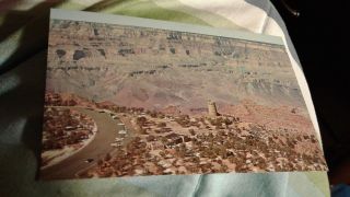 Vintage Postcard Watchtower Grand Canyon Arizona
