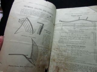 1879 Antique Cataloge Hand Farming Tools Agriculture Sulky Rake St Louis Mo 24p