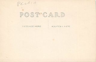 LPS78 Peoria Illinois U.  S.  Weather Bureau Postcard RPPC 2