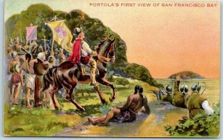 1909 Ca Poster Art Postcard " Portola 