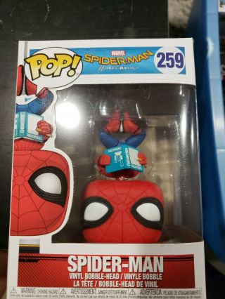 Funko Pop Marvel Spider - Man Homecoming Upside Down 259 Walmart Exclusive