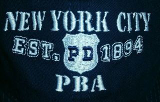 Nypd York City Police Department Nyc Pba Hat