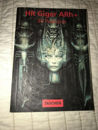 Hr Giger Arh 30 Postcard Book Taschen Publishing Biomechanical Alien