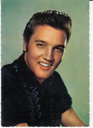 Young Elvis Presley Film Actor Pop Music Ppc Photo Teldec /rca Pub Kruger