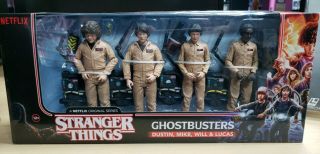 Mcfarlane Toys Stranger Things Ghostbusters Costume 4 Pack Figure Set - Gamestop