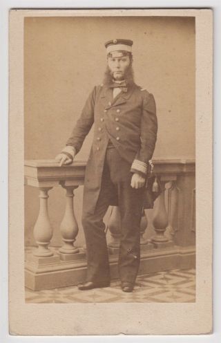 Navy Cdv - Austrian Naval Officer,  Possibly Aristocratic By L.  Angerer