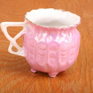 Terre Haute Indiana State Normal School Pink Creamer Pitcher 5