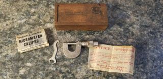 Vintage Brown & Sharp Micrometer Caliper No.  5 (0 - 1/2 ") (803)
