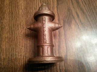 Vintage Miniature Mueller Brass Fire Hydrant Paper Weight - Decatur,  Illinois