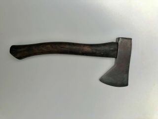 Vintage Norland Hatchet With Wear 12 Inches Long 5 Inch Head