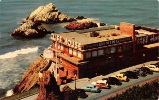 C22 - 1442,  Cliff House And Seal Rocks,  San Francisco,  Ca. ,  Postcard.