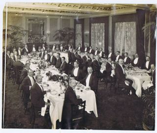Regimental Dinner Antique Photograph C1910 By Jacks & Co,  Regent St,  London