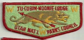 Tu - Cubin - Noonie Lodge 508 Rare S - 1 Issue Oa Patch Utah National Parks Council