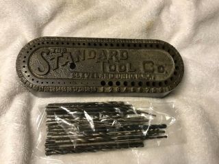 Vintage Standard Tool Co.  Drill Bit Stand.  1 - 60 Sizes