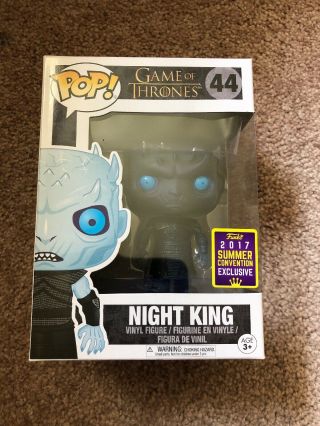 Funko Pop Game Of Thrones Night King Sdcc 2017 Exclusive