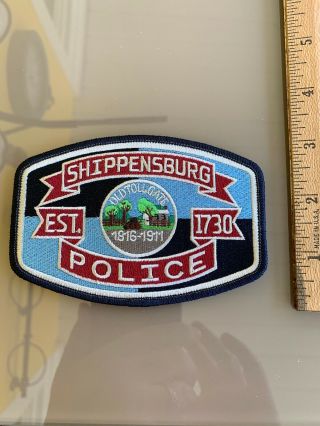 Shippensburg Pa Police Department Shoulder Patches