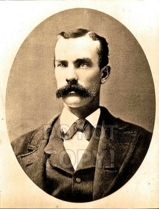 8x10 Photo Johnny Ringo 1850 - 1882,  Notorious Celebrity Wild West Outlaw