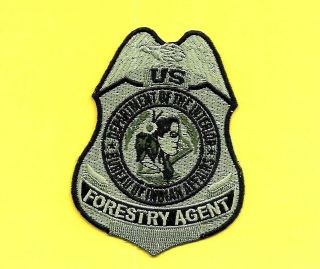 U.  S.  Bureau Of Indian Affairs/ D.  O.  I.  - Bia Forestry Agent - Rare Federal Patch