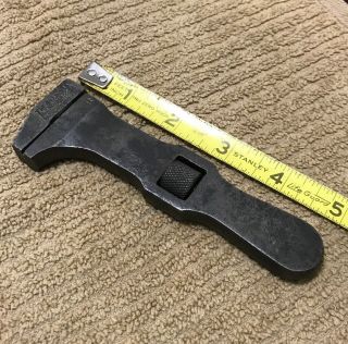 Old Small 5 " Billings & Spencer Adjustable Bicycle Wrench Hartford,  Conn.  U.  S.  A.