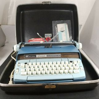 Smith Corona Coronet Automatic 12 Portable Electric Typewriter W/case For Repair