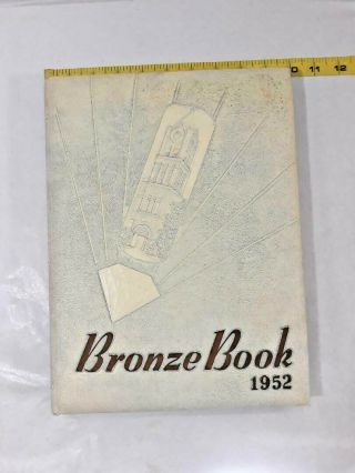 Vtg Central State Teachers College Edmond Ok.  1952 Bronze Book Yearbook